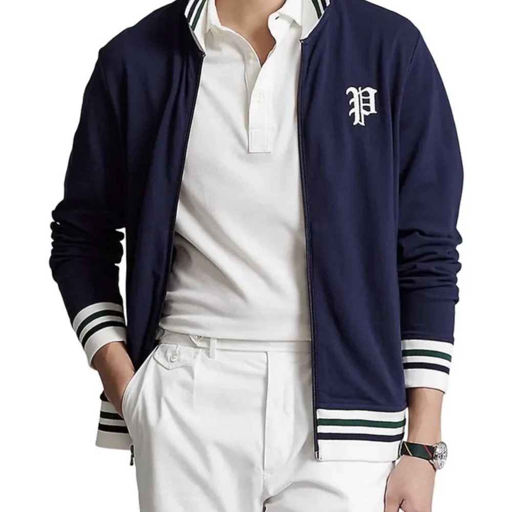 Polo Ralph Lauren Striped Trim Logo Jacket - Picture 4 of 4